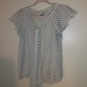 Polka dot blouse